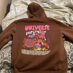 Universe Deep Space Hoodie - Brown